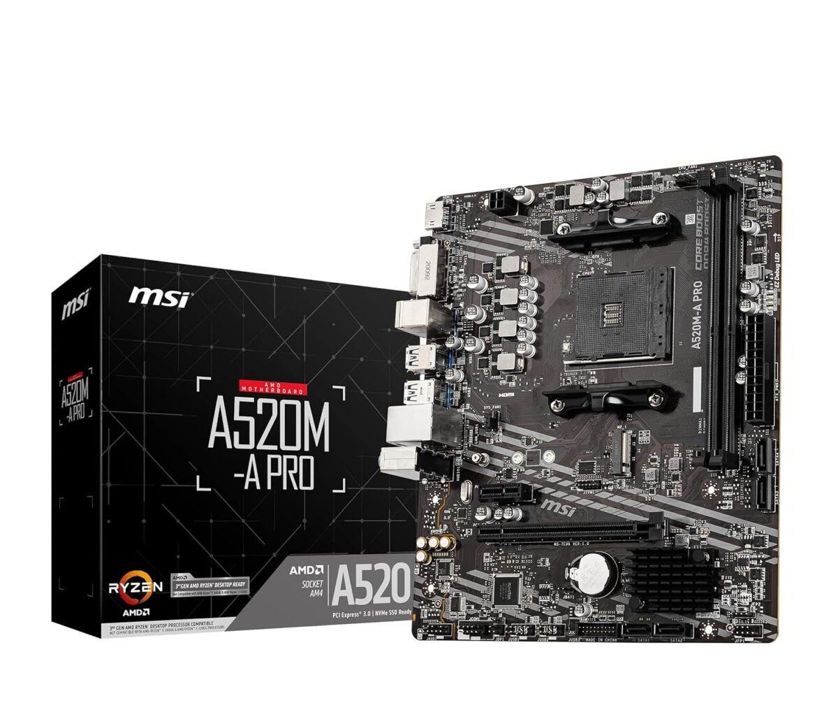 MOTHERBOARD A520M-A PRO - MSI - Image 2